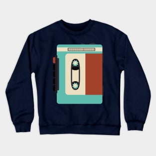 Awesome mix. cassette player Guradians of the galaxy Crewneck Sweatshirt